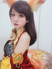 [Ảnh cosplay] Anime blogger Xianyin sic - King of Glory Daji thử trang điểm