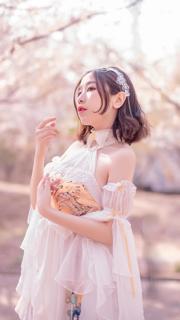 [Косплей] Аниме-блогер Mu Ling Mu0 - Цветочная любовь