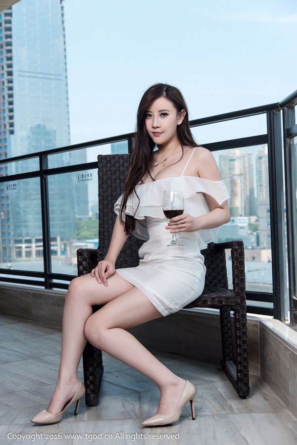 Wang Wanyou "La bellezza dei grandi seni della ragazza di giada, il fascino della città" [Push Goddess TGOD]