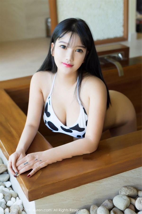 샤오유 나이 "섹시한 암소 란제리와 우아한 목욕 가운"[秀 人 XIUREN] No.1603
