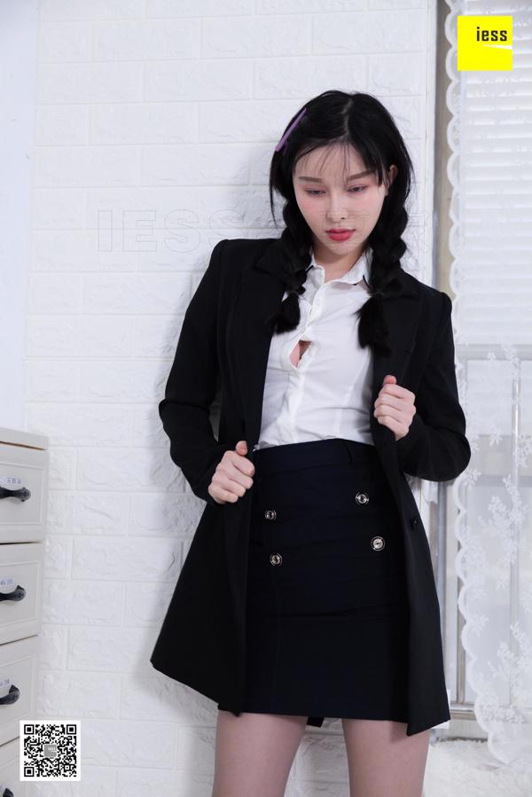 Modelo Meow Sister "Meow Boss" Pie de seda Piernas hermosas [奇思趣向IESS]