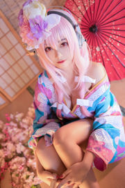 [Ảnh Cosplay] Cô Chị Dễ Thương Honey Cat Qiu - Soniko Kimono