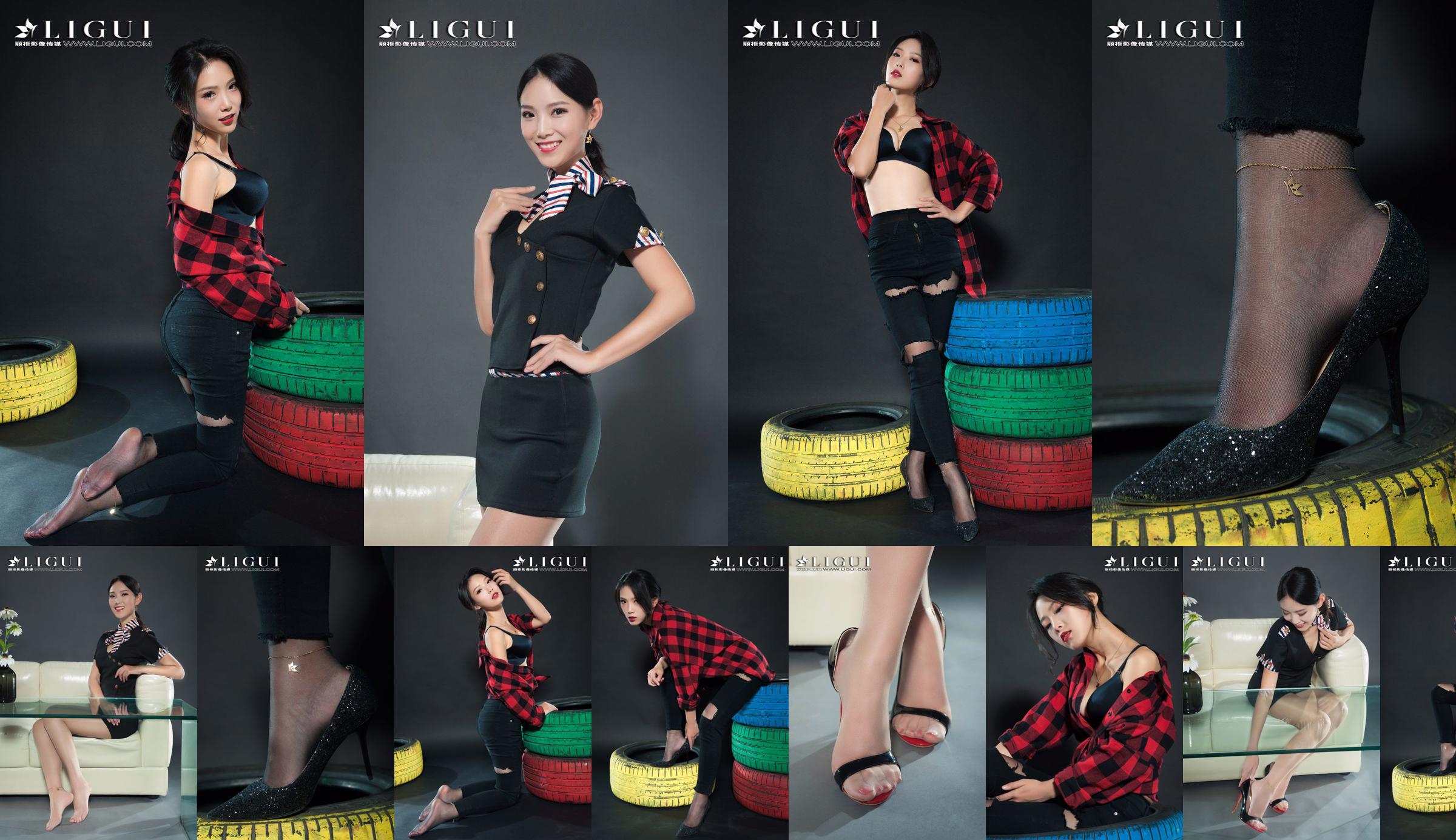 Người mẫu chân Zhao Weila "Tiếp viên Silk Foot" [Ligui Ligui] No.db20d3 Trang 1