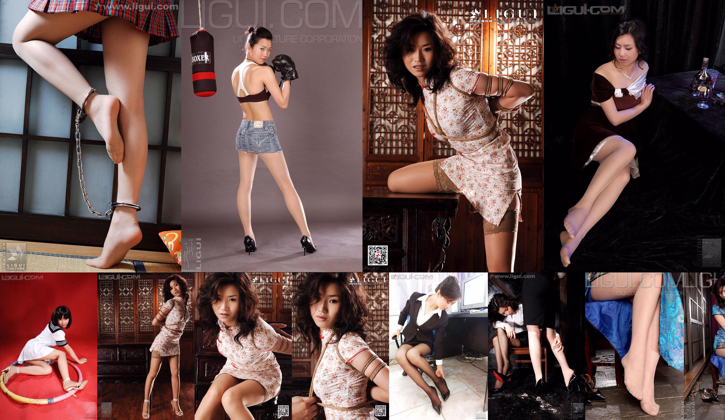 Fuß Model Ranran "Badewanne Seide Fuß Leidenschaft" [丽 柜 LIGUI] Network Beauty No.7bbcb6 Seite 3