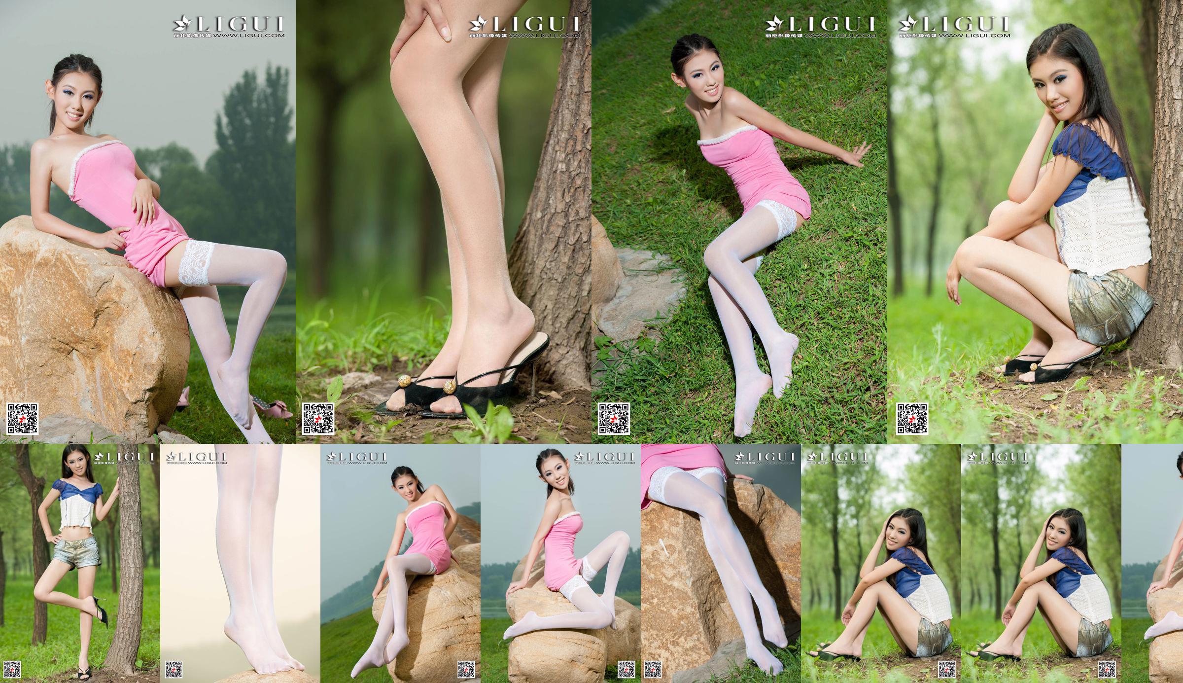 [丽 柜 Ligui] Model Wei Ling "Long Leg Girl" Mooie benen No.b1ff01 Pagina 1