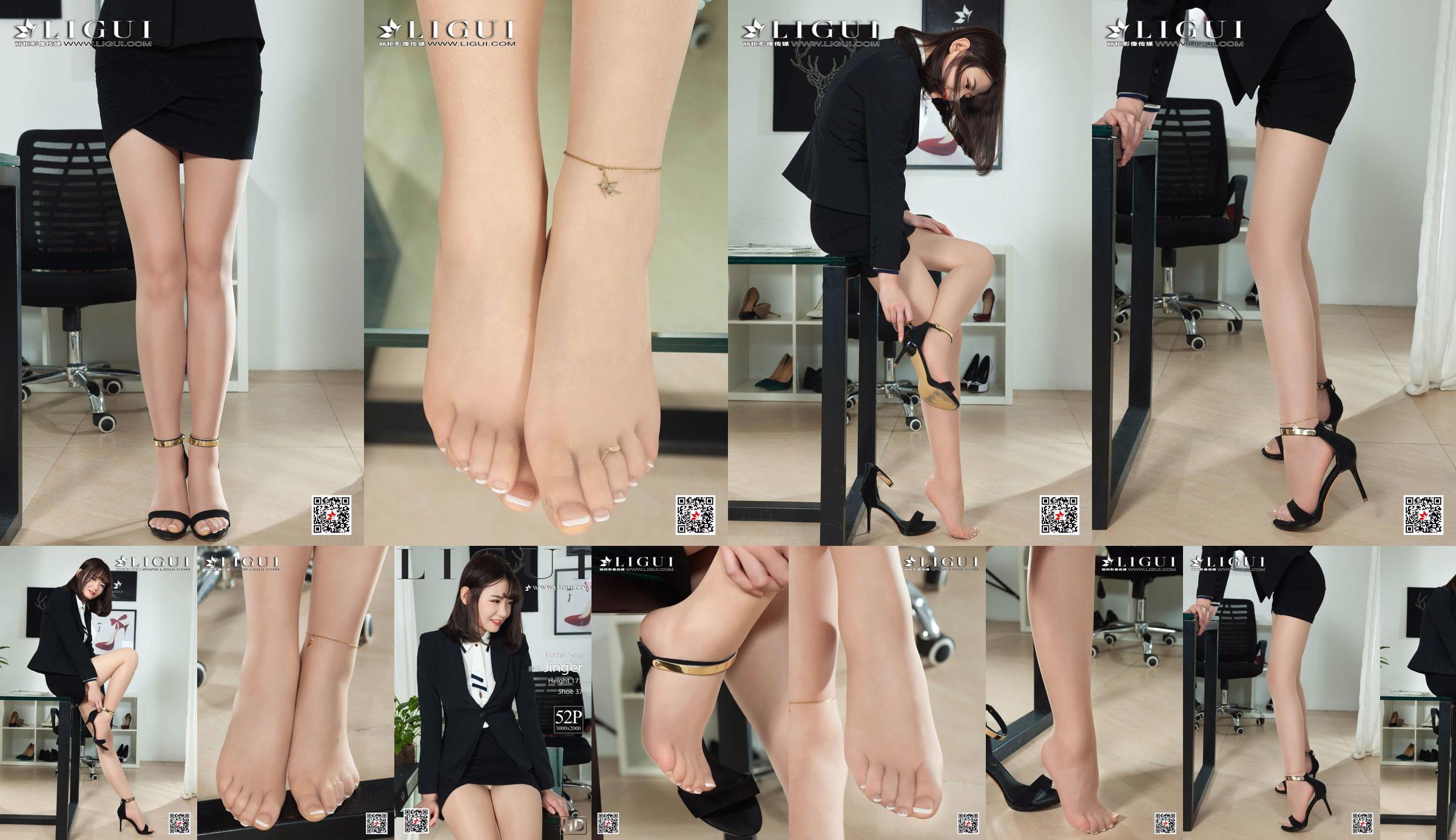 Модель ноги Джинджер "Office Meat Stockings Beautiful Legs OL" [Ligui Ligui] No.c5ae75 Страница 1