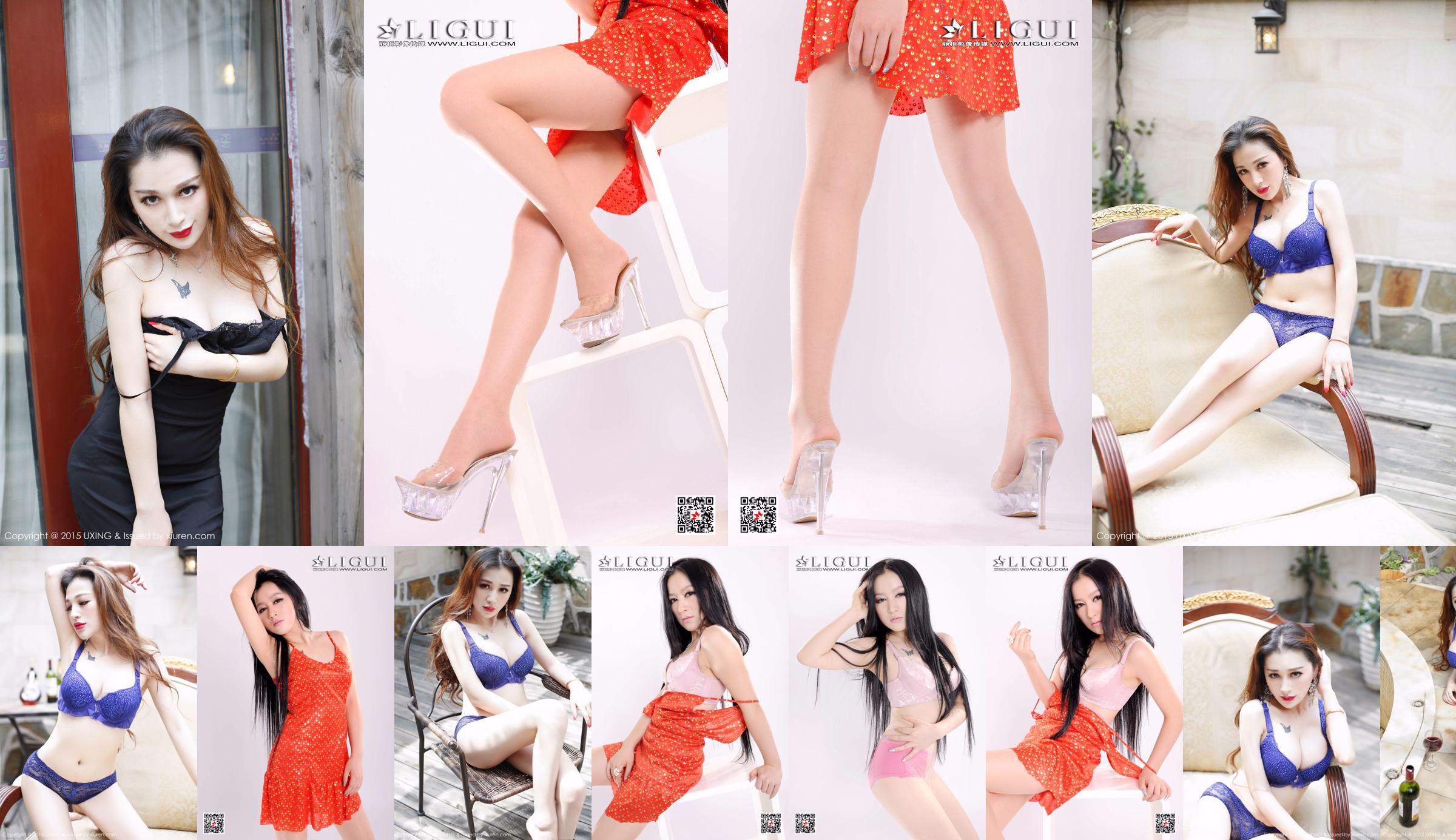 Model Shen Lu "Hoge hakken, mooie benen en jade voeten" [Ligui Ligui] No.7a95af Pagina 3