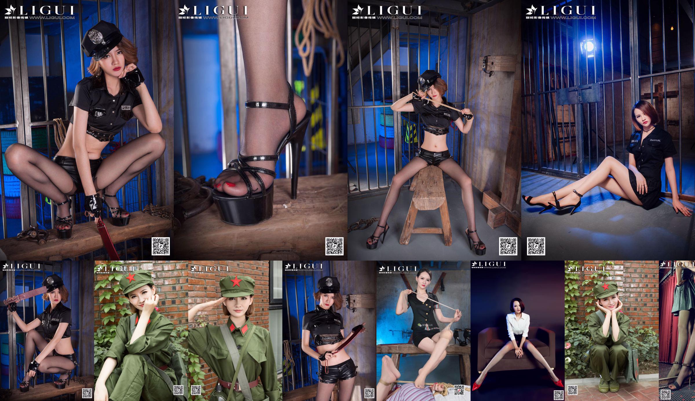 Model AMY "Prison Girl Police High-heeled Silk Foot" [Li Cabinet] No.b53735 Page 1