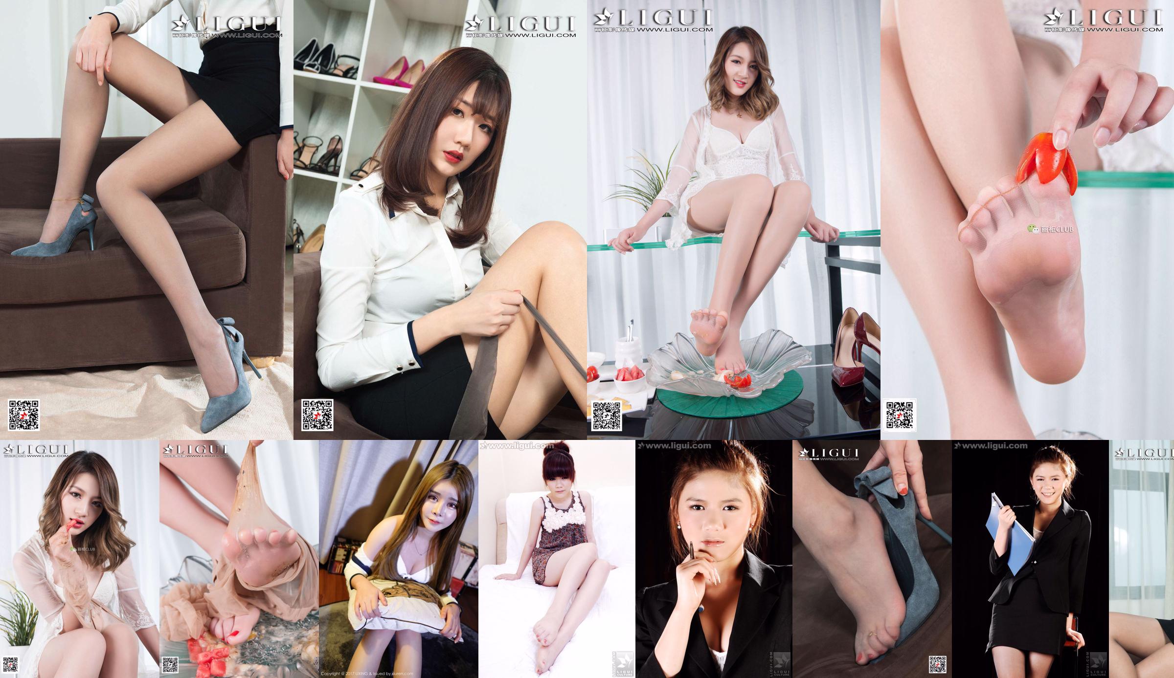 Model Doudou "Lace + Meat Stockings + Fruit Silk Foot" [Ligui Ligui] No.8fd099 Page 9