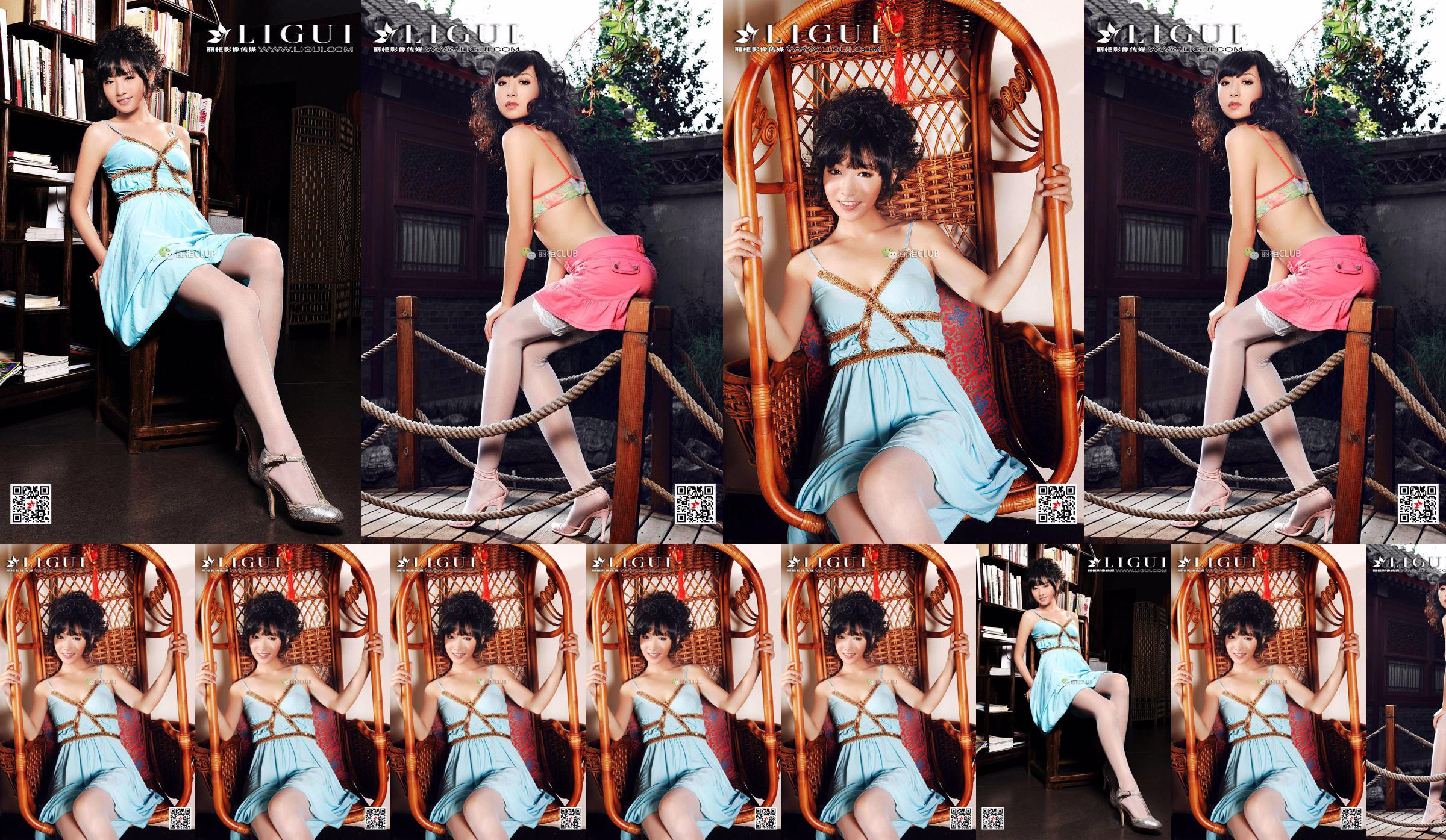 นางแบบขา Liu Yao "Classical Beauty Silk" [丽柜 LIGUI] Beautiful Legs in Stockings No.edd2cc หน้า 1