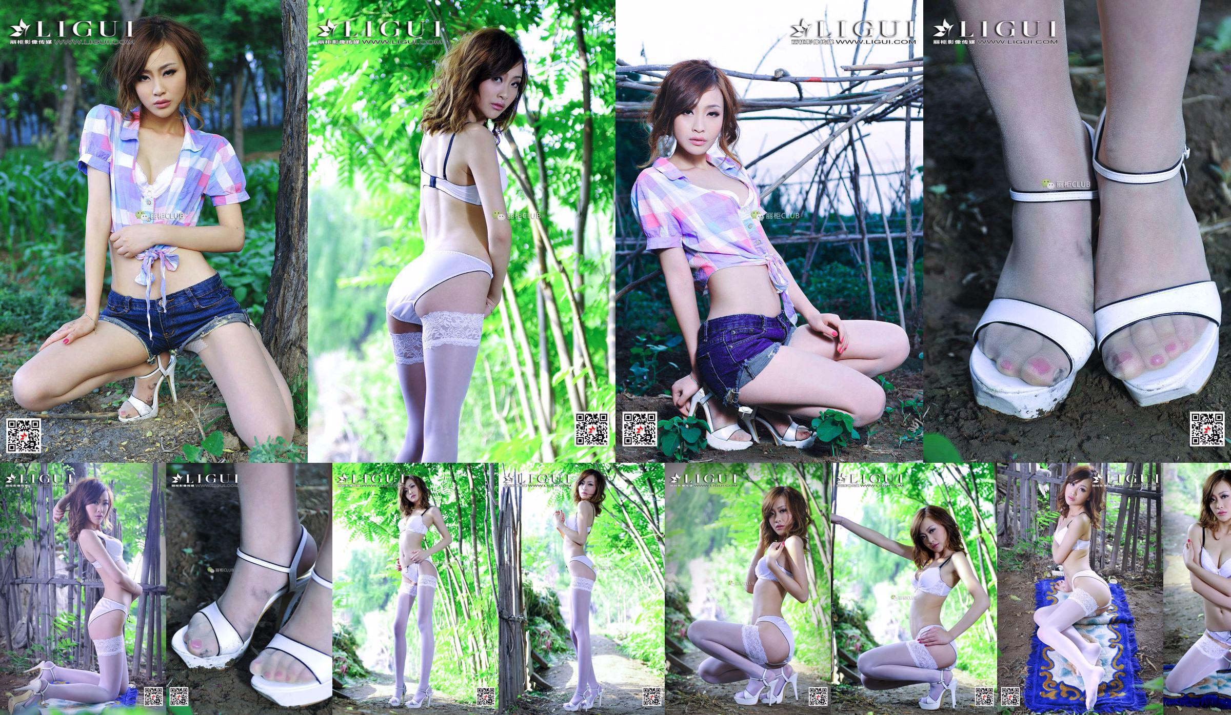 Model nogi Tong Lei „Beautiful Legs in the Rye” [Ligui Ligui] No.adacf4 Strona 1