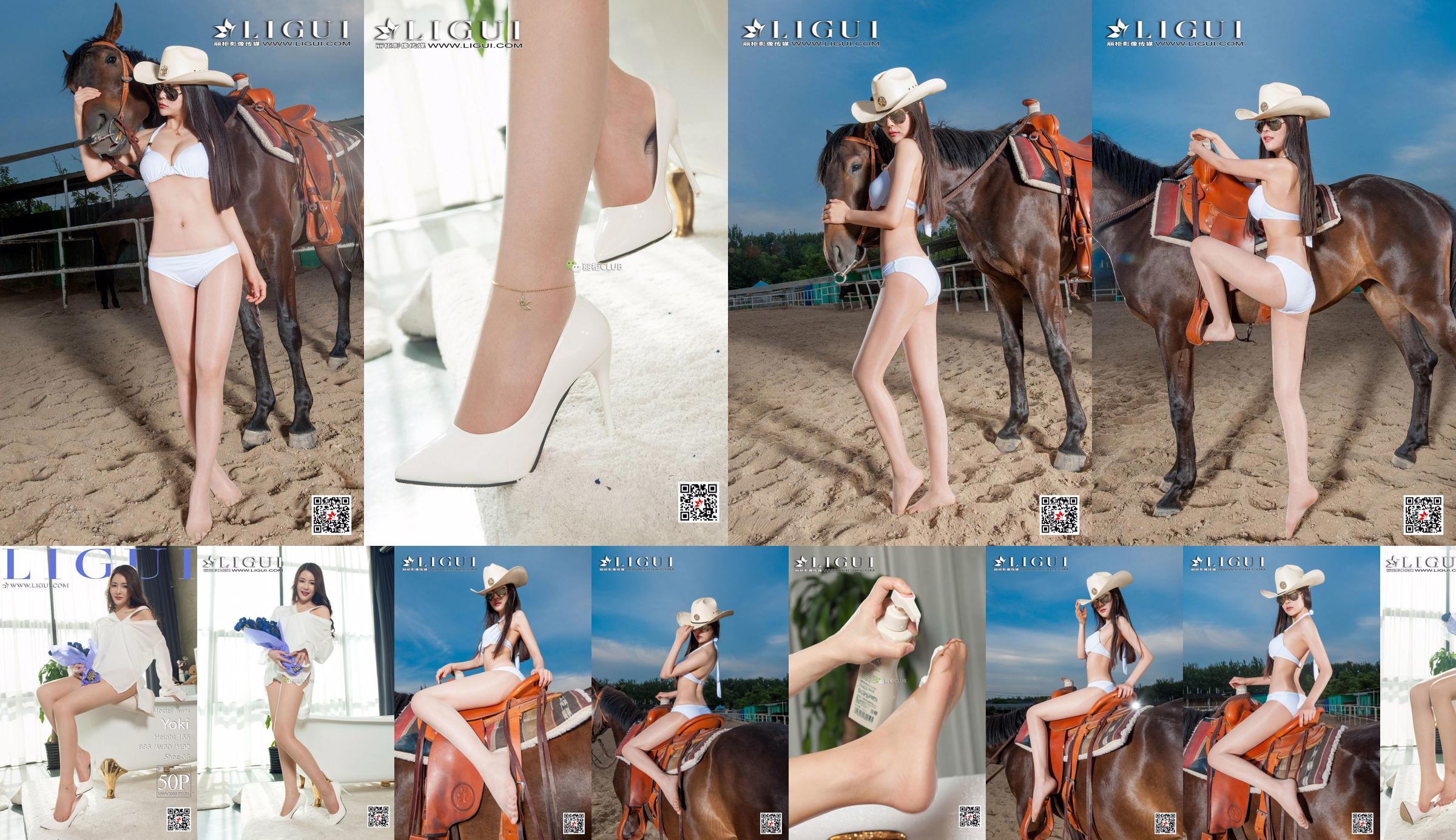 Modelo de perna Yoki "Garota do Biquíni" [丽 柜 Ligui] Beleza na Internet No.ad1c7a Página 32