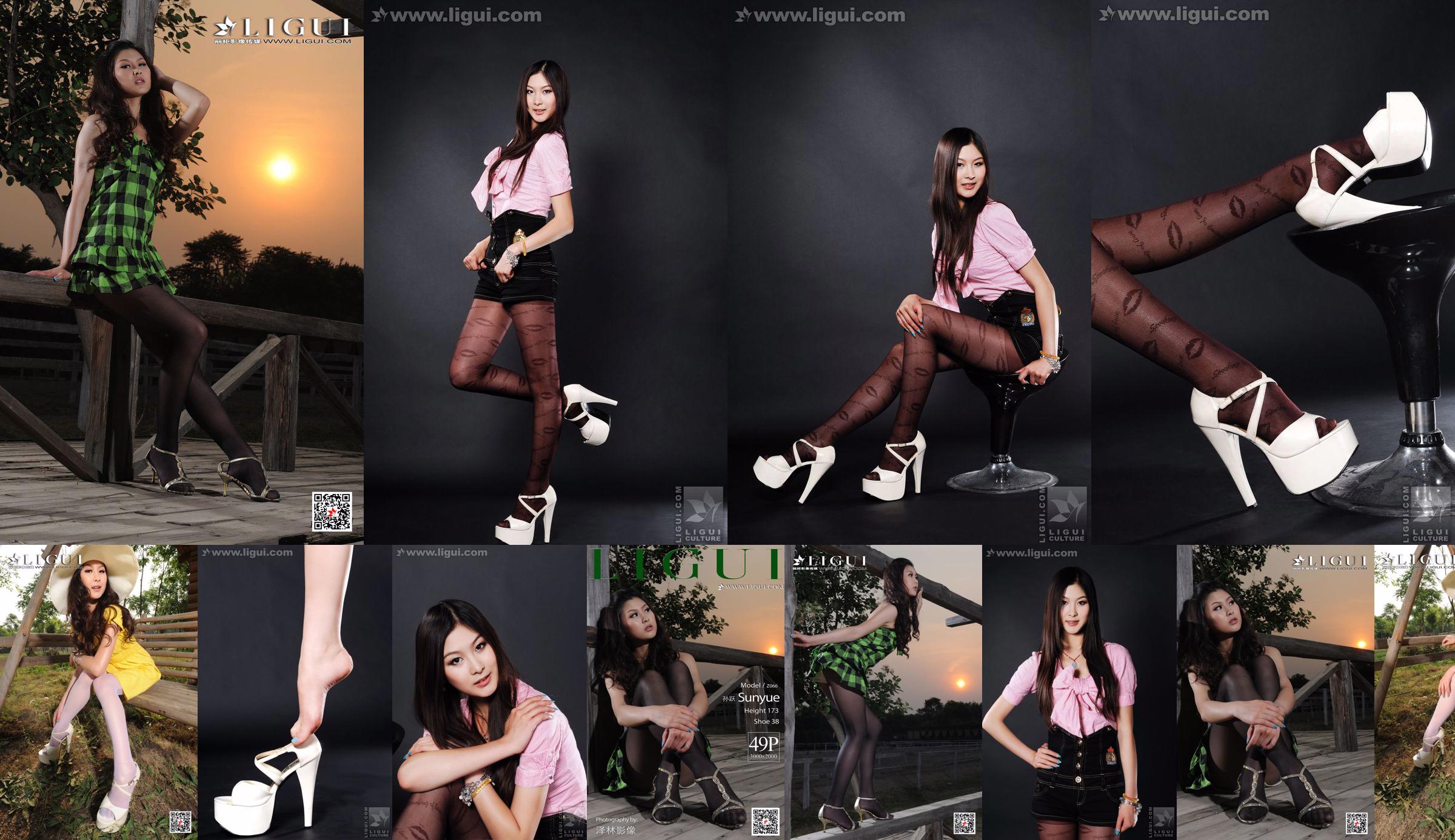 Người mẫu Sun Yue "Outdoor Beauty Silk Heel" [Heel LIGUI] Network Beauty No.418275 Trang 26